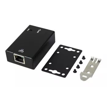 EXSYS EX-1321-WT Adaptador USB 3.2 Gen1 a Gigabit Ethernet con kit para carril DIN, carcasa de metal
