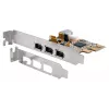 EXSYS EX-16500E-2 Tarjeta FireWire 1394a PCIe, 3+1 puertos, chipset TI