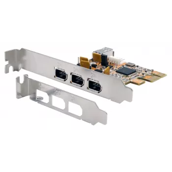 EXSYS EX-16500E-2 Tarjeta FireWire 1394a PCIe, 3+1 puertos, chipset TI