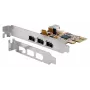 EXSYS EX-16500E-2 Tarjeta FireWire 1394a PCIe, 3+1 puertos, chipset TI