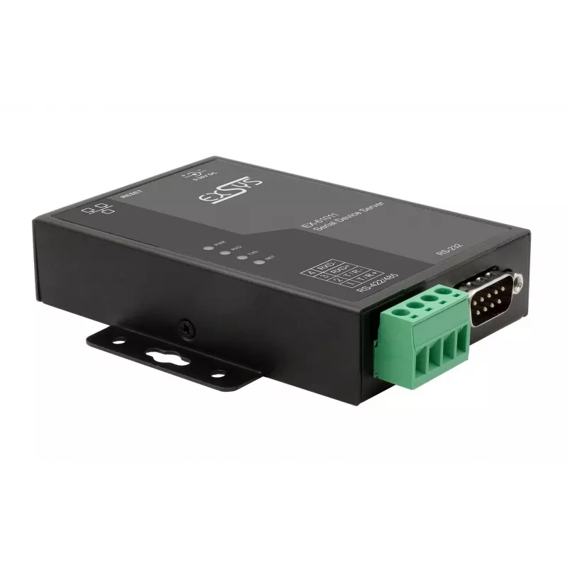 EXSYS EX-61011 Servidor de dispositivo serie RS-232/422/485 a Ethernet