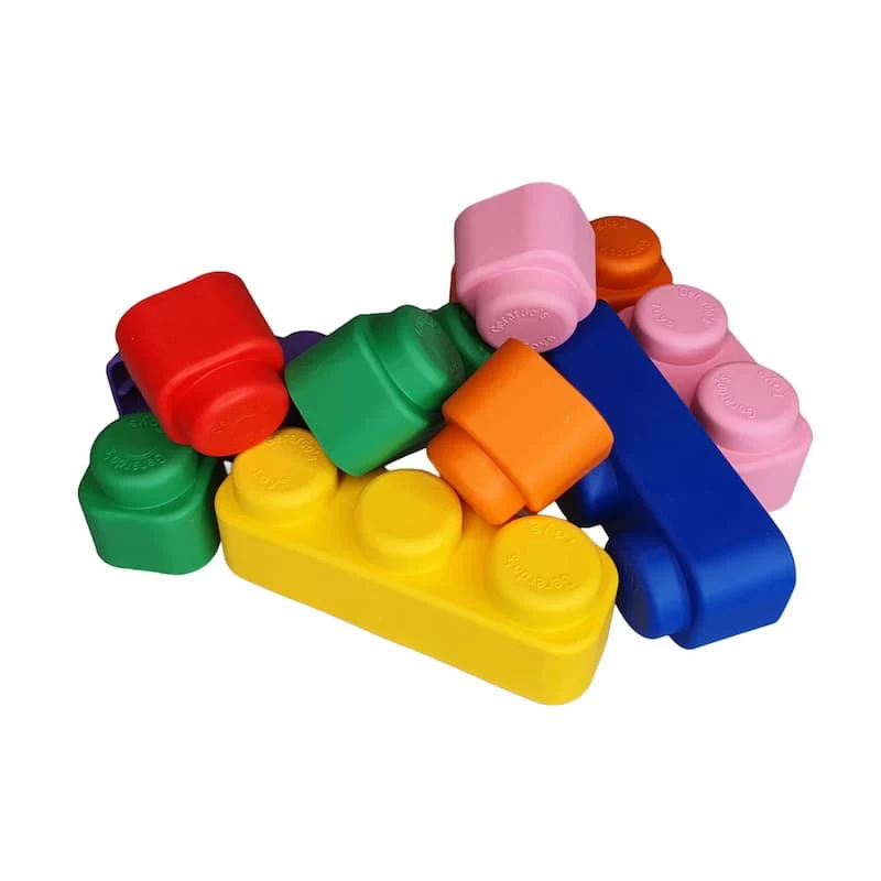 Gerardo's Toys Set de bloques blandos, 71 piezas, espuma EVA, Multicolor