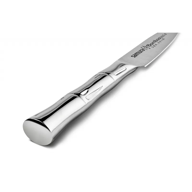 Samura Harakiri Cuchillo pelador 80 mm AUS-8 Acero inoxidable Negro