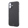 Black Rock Cover 360° Glass para Apple iPhone 16 Plus, carbono auténtico (00228105)