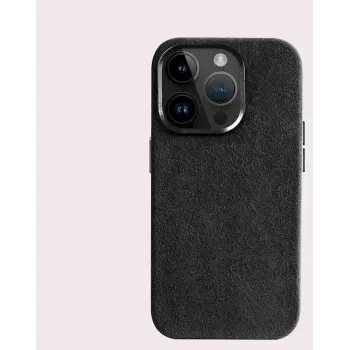 Cyoo funda de Alcantara para iPhone 15 Pro Max negro (CY123275)