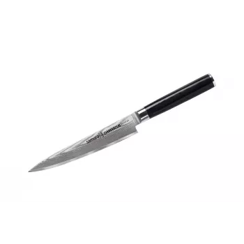Samura Damascus Cuchillo de cocina universal 150 mm, acero damasco AUS-10, 67 capas (SD-0023)