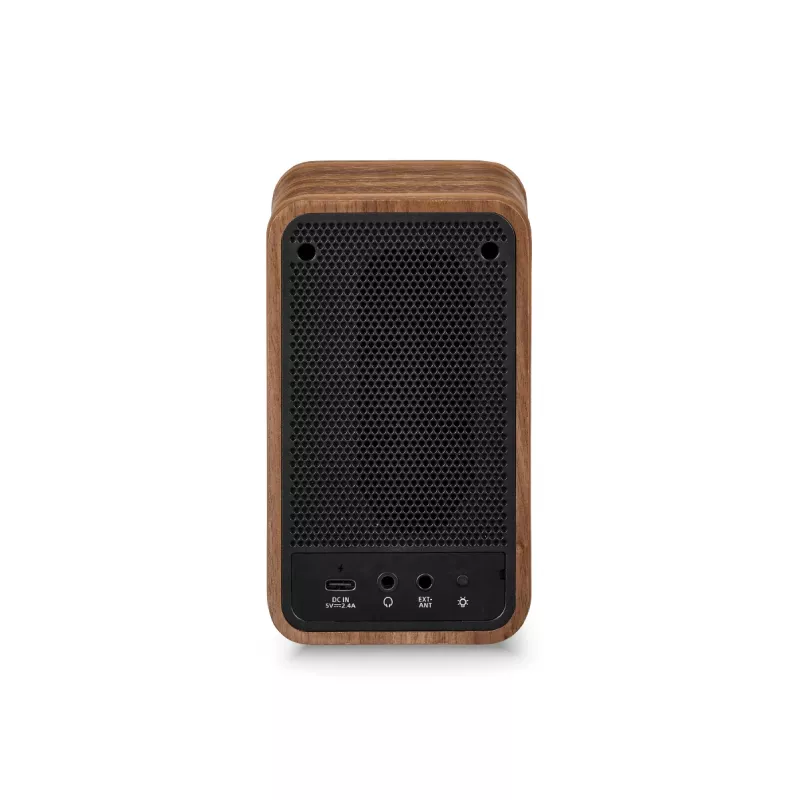 Sangean WR-9 radio FM portátil, carcasa de nogal auténtico, diseño vintage, Bluetooth, 8W