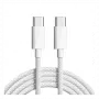 Cyoo cable de carga USB-C a USB-C de tejido de algodón 2m (CY123447)