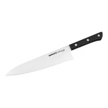 Samura Harakiri cuchillo de cocina 208 mm, AUS-8, mango de ABS (SHR-0086B)