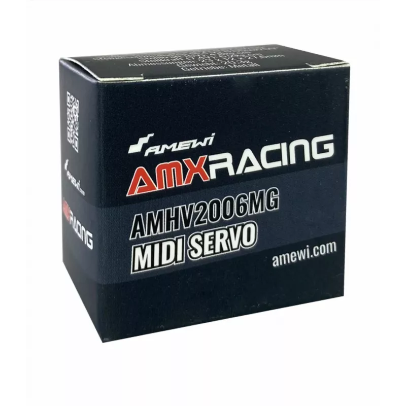 Amewi servo Midi AMXRacing AMHV2006MG servo analógico Midi con engranajes metálicos (28996)