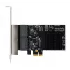 EXSYS EX-6083 tarjeta de red PCIe x4 Gigabit Ethernet 4 puertos Low-Profile
