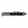 EXSYS EX-6083 tarjeta de red PCIe x4 Gigabit Ethernet 4 puertos Low-Profile