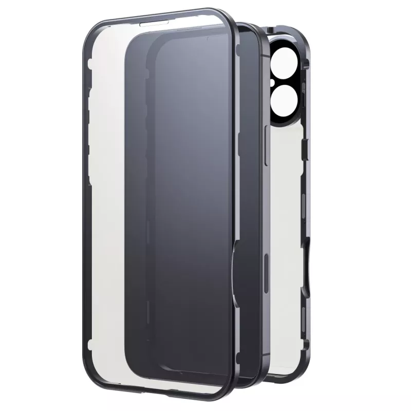Black Rock Cover 360° cristal para Apple iPhone 16 Plus, negro 00228104