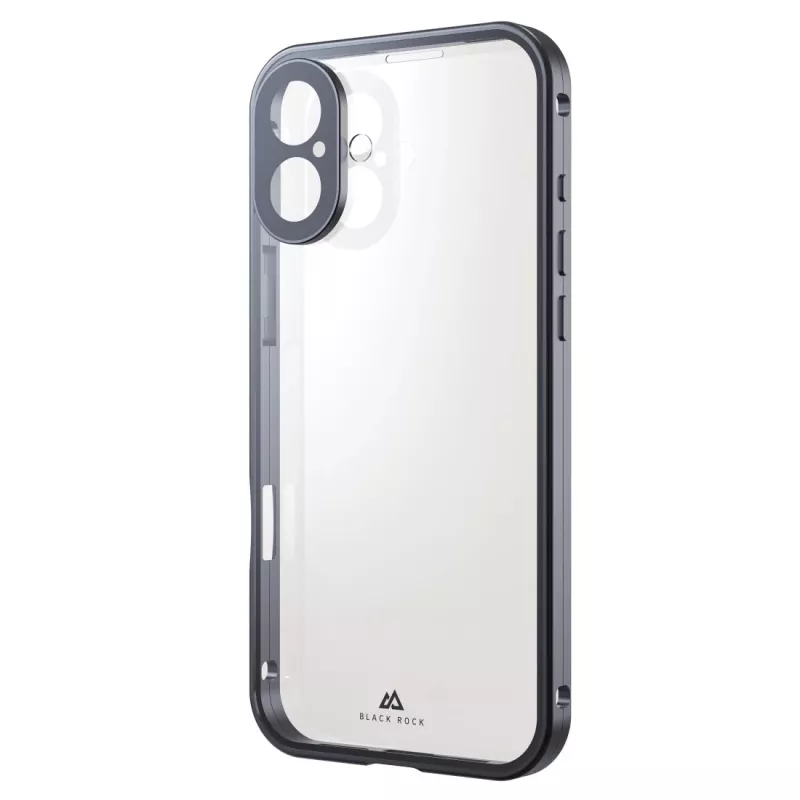 Black Rock Cover 360° cristal para Apple iPhone 16 Plus, negro 00228104