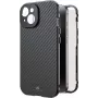 Black Rock Cover 360° cristal para Apple iPhone 16, fibra de carbono (00228085)