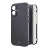 Black Rock Cover 360° cristal para Apple iPhone 16, fibra de carbono (00228085)