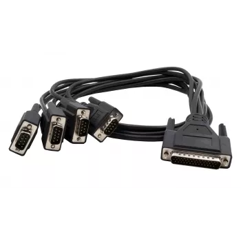 EXSYS cable Octopus con 4 x 9 pines, 1 metro de longitud (EX-OPTC44-9-100)