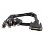 EXSYS cable Octopus con 4 x 9 pines, 1 metro de longitud (EX-OPTC44-9-100)