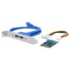 EXSYS EX-48010-3 tarjeta Mini PCIe USB 3.2 Gen 1 con 2 conectores (NEC)