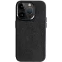 CYOO funda de Alcantara para iPhone 15 Pro negra (CY123274)