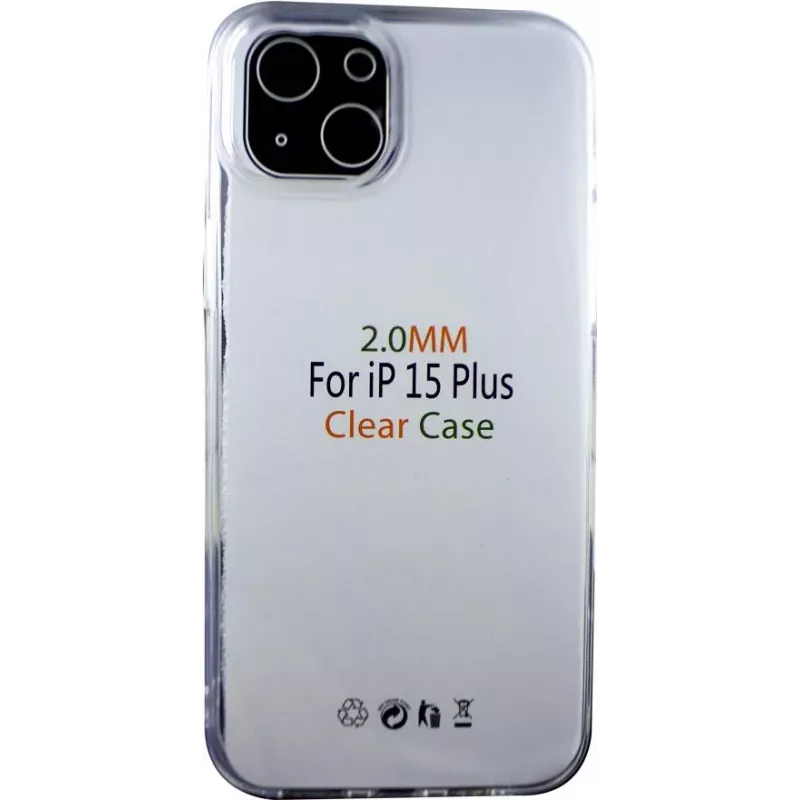CYOO funda de silicona para Apple iPhone 15 Plus transparente (CY123233)