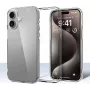 CYOO Funda de silicona para Apple iPhone 16 Plus, transparente (CY123620)
