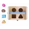 Gerardo's Toys Casa de actividades de madera con cerraduras para niños pequeños a partir de 18 meses