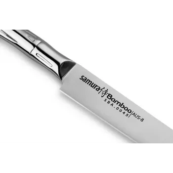 SAMURA Cuchillo de filetear Harakiri 200 mm acero inoxidable AUS-8, mango de ABS, acabado satinado
