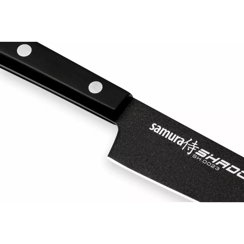 SAMURA Shadow Cuchillo universal 150 mm acero inoxidable AUS-8 negro
