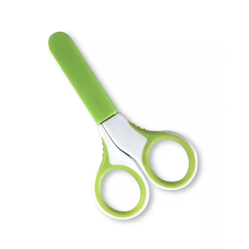 Kidsme Tijeras de uñas para bebé con puntas redondeadas de seguridad y tapa protectora