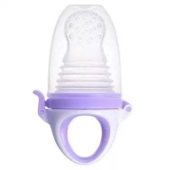 Kidsme Food Feeder Plus Dispositivo de alimentación para bebé desde 6 meses, lavanda