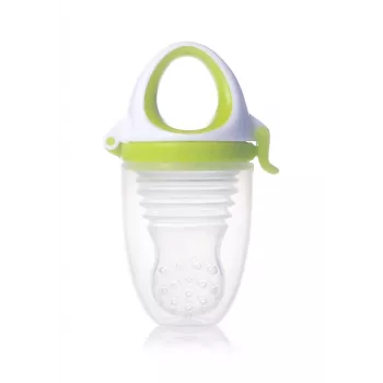 Kidsme Food Feeder Plus Alimentador de papilla para bebé desde 6 meses, lima