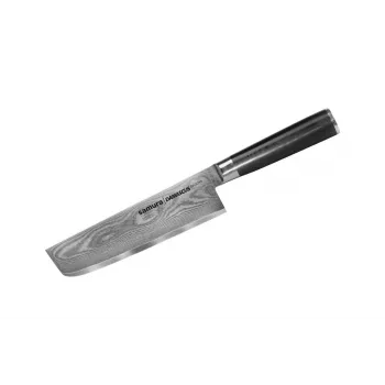 SAMURA Cuchillo Nakiri, 167 mm, damasco