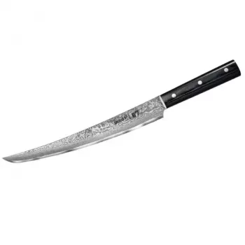 SAMURA Cuchillo de fiambres Damascus 230 mm
