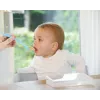 Kidsme Cuchara para bebé, pack de 2, aguamarina, silicona apta para alimentos, 4m+