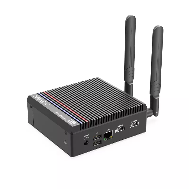 MINIX NEO Z300-0db mini-PC sin ventilador Intel Core i3-N300 16GB RAM 512GB SSD Windows 11 Pro NEO Z300-0db (512GB)