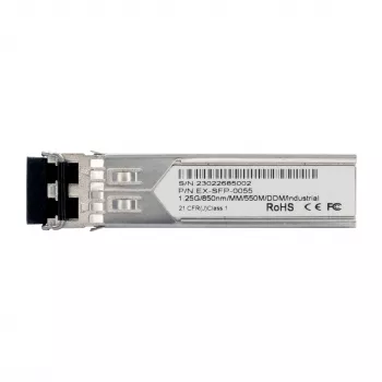 EXSYS EX-SFP-0055 Transceptor SFP LC dúplex multimodo 550m 1,25Gbps 850nm -40°C a 80°C