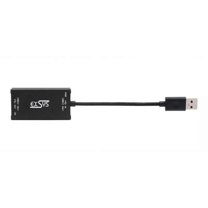 EXSYS EX-1501HMVS-A Hub industrial USB 3.2 Gen 1 de 1 puerto con protección contra sobretensión ESD de 15KV