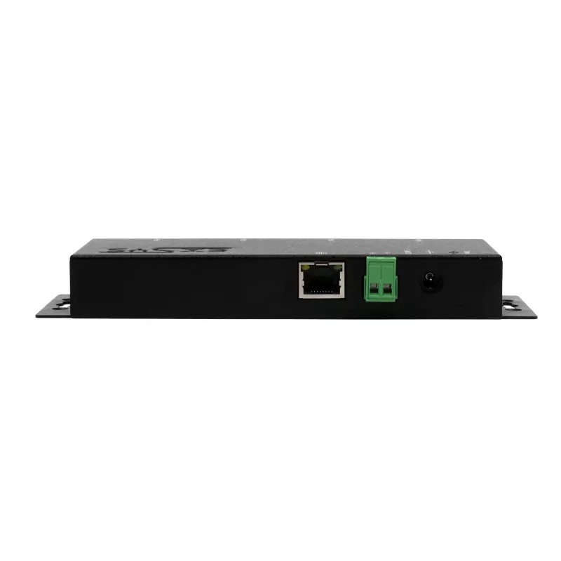 EXSYS EX-6164 Servidor de dispositivos serie RS-232 de 4 puertos, Ethernet a serie, metal, 10/100 Mbps, COM virtual