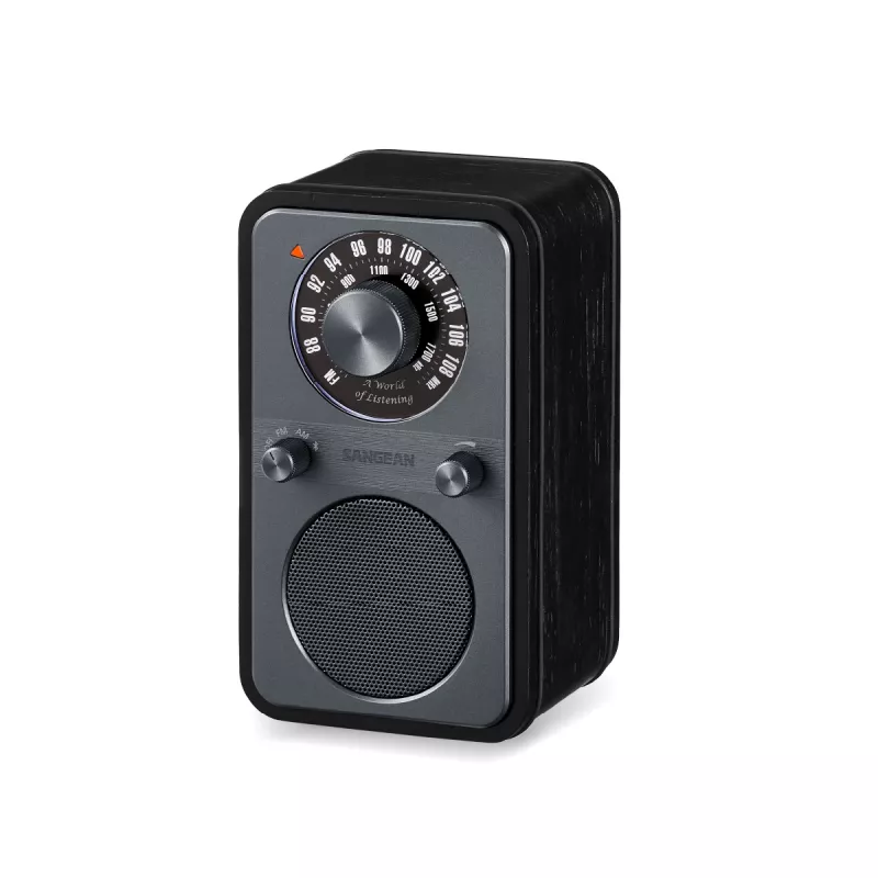 Sangean WR-9 Radio FM/AM portátil madera maciza Midnight Oak con Bluetooth 8W