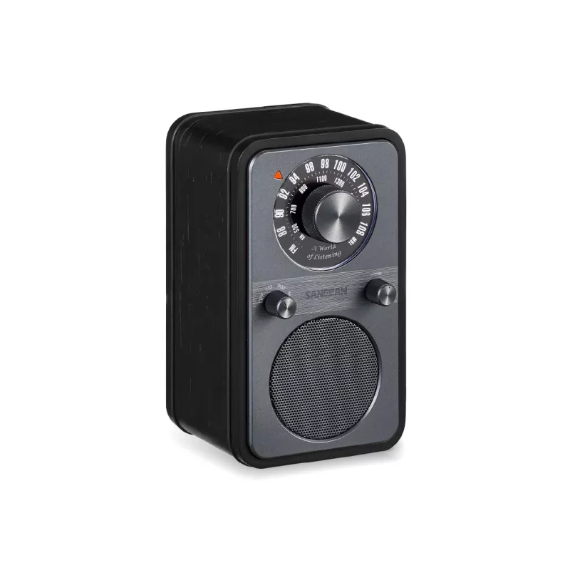 Sangean WR-9 Radio FM/AM portátil madera maciza Midnight Oak con Bluetooth 8W