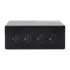 EXSYS EX-12274HMS Hub industrial metálico USB 3.2 Gen 2x1 de 4 puertos, 10Gbps, 15KV ESD, montaje en pared/carril DIN
