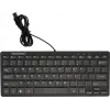 DSIT TB-602 Teclado mini Targus con USB, distribución USA/Nórdica, para racks de servidores de 19 pulgadas