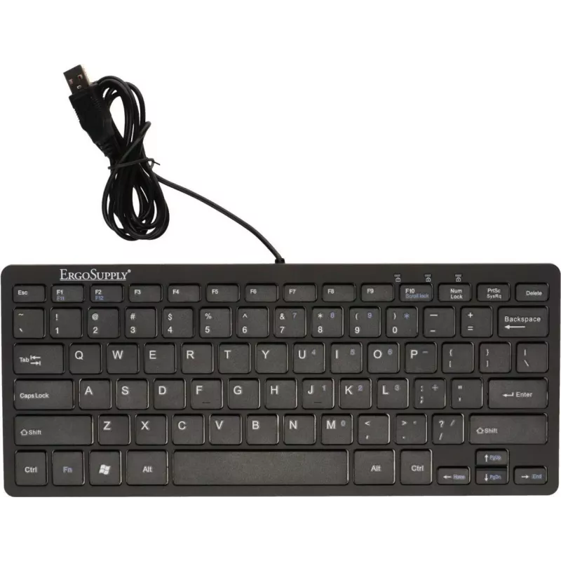 DSIT TB-602 Teclado mini Targus con USB, distribución USA/Nórdica, para racks de servidores de 19 pulgadas