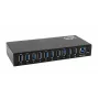 EXSYS EX-11290HMS Hub USB 3.2 Gen 1 de 10 puertos con fuente de alimentación 12V/5A