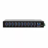 EXSYS EX-11290HMS Hub USB 3.2 Gen 1 de 10 puertos con fuente de alimentación 12V/5A