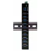 EXSYS EX-11290HMS Hub USB 3.2 Gen 1 de 10 puertos con fuente de alimentación 12V/5A