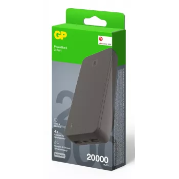 GP PowerBank B+ 20000 mAh negro GPPBB20BBKBSR554
