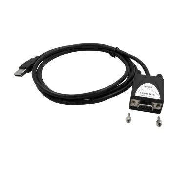 EXSYS Adaptador USB 2.0 a serie RS-232 con +5V y LED, chipset FTDI (EX-1311-2F-5V)