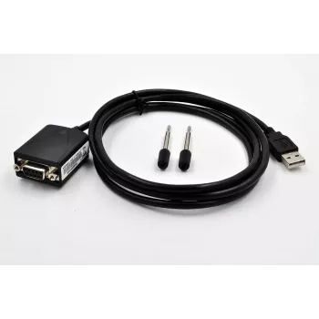 EXSYS Adaptador USB 2.0 a serie RS-232 con +5V y LED, chipset FTDI (EX-1311-2F-5V)
